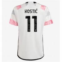 Juventus Filip Kostic #11 Bortatröja 2023-24 Kortärmad